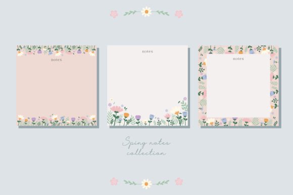 Download Spring Cute Letters Memo Pad Notes - Letters Collection