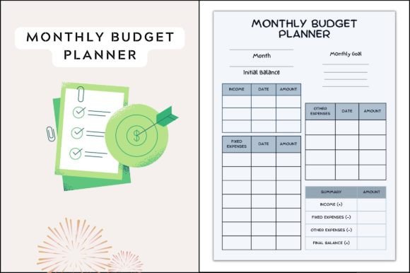 Download Printable Monthly Budget Planner - Monthly budget planner Collection