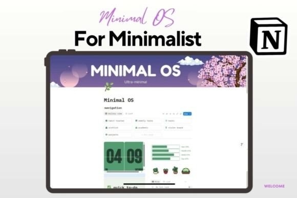 Download Minimal OS – Notion Life Planner - Premium Resources