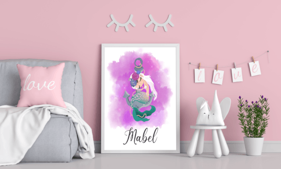 Download Personalised Mermaid Printable - Mermaid printable Collection
