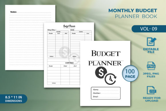 Download Monthly Budget Planner Book - Monthly budget planner Collection