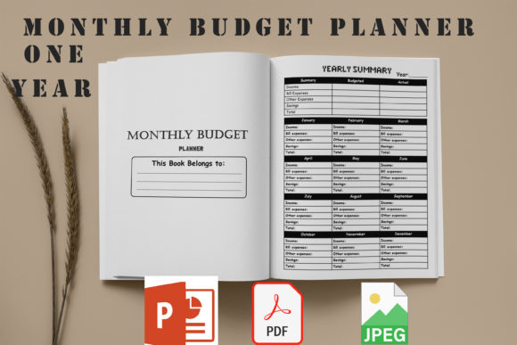 Download Financial Monthly Budget Planner for Kdp - Monthly budget planner Collection